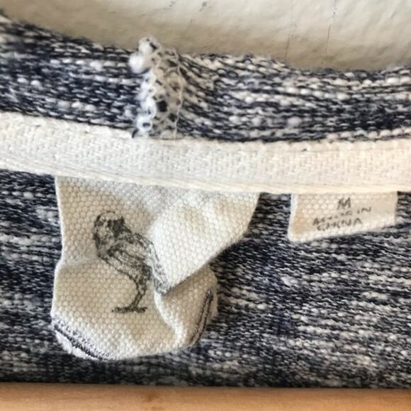 Others Follow Full Zip Hi-Lo Hoodie Cardigan Medium - Picture 4 of 6